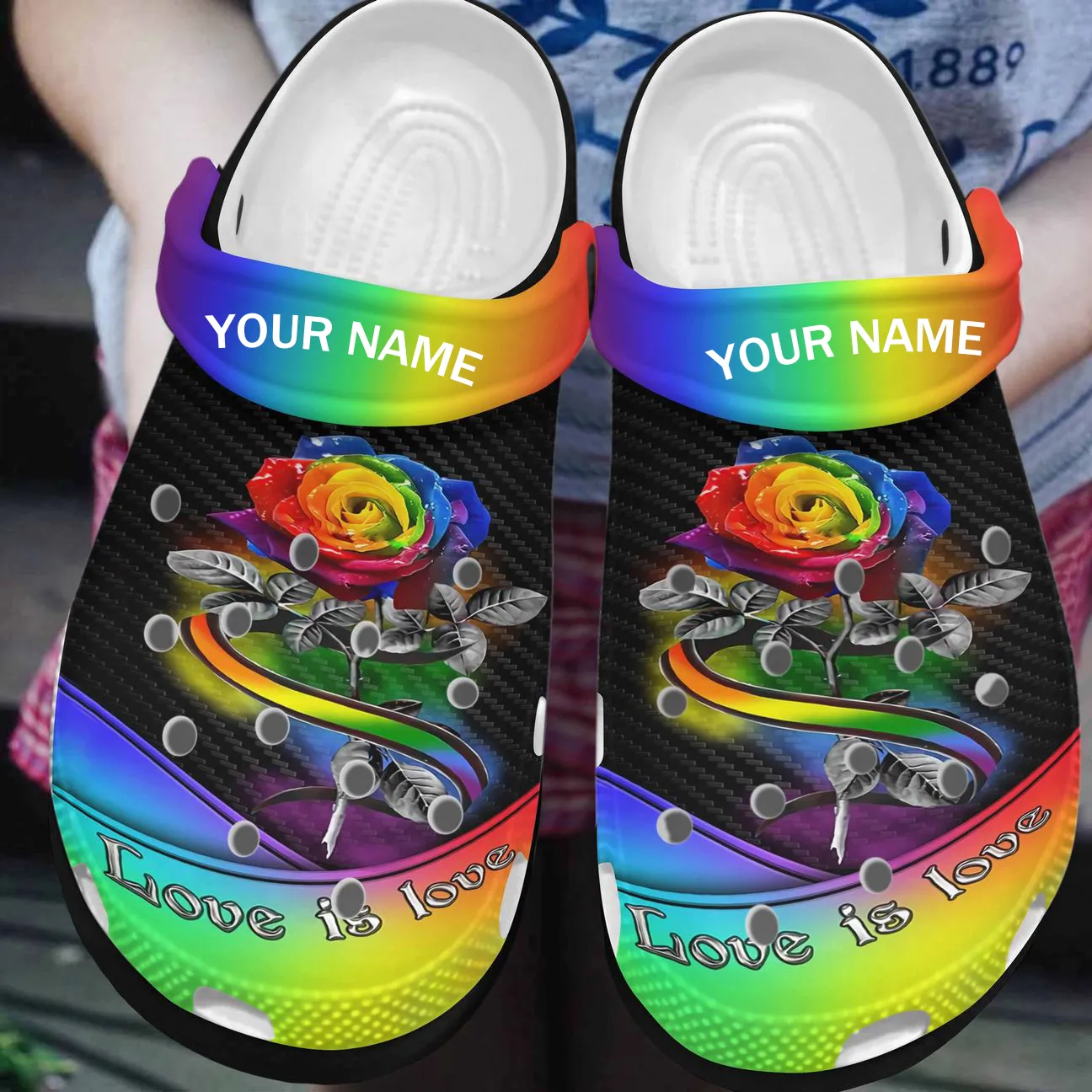 Custom Name - Lgbt Personalized Clog