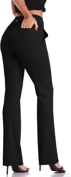 DAYOUNG Tummy Control Bootcut Yoga Pants