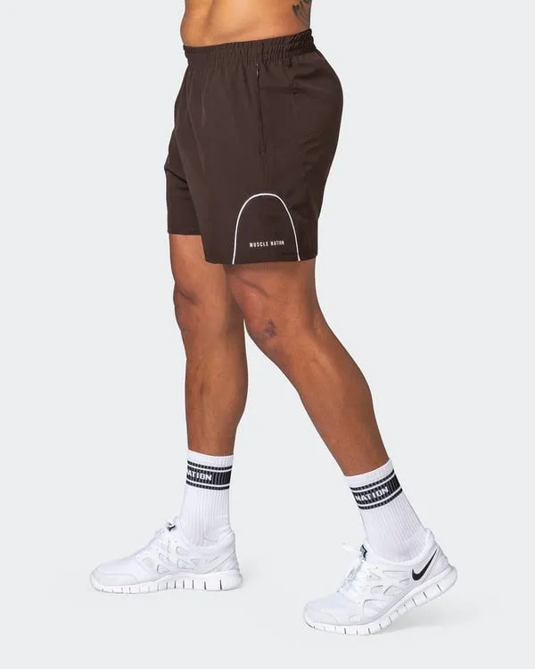 Deuce Training Shorts - Cocoa