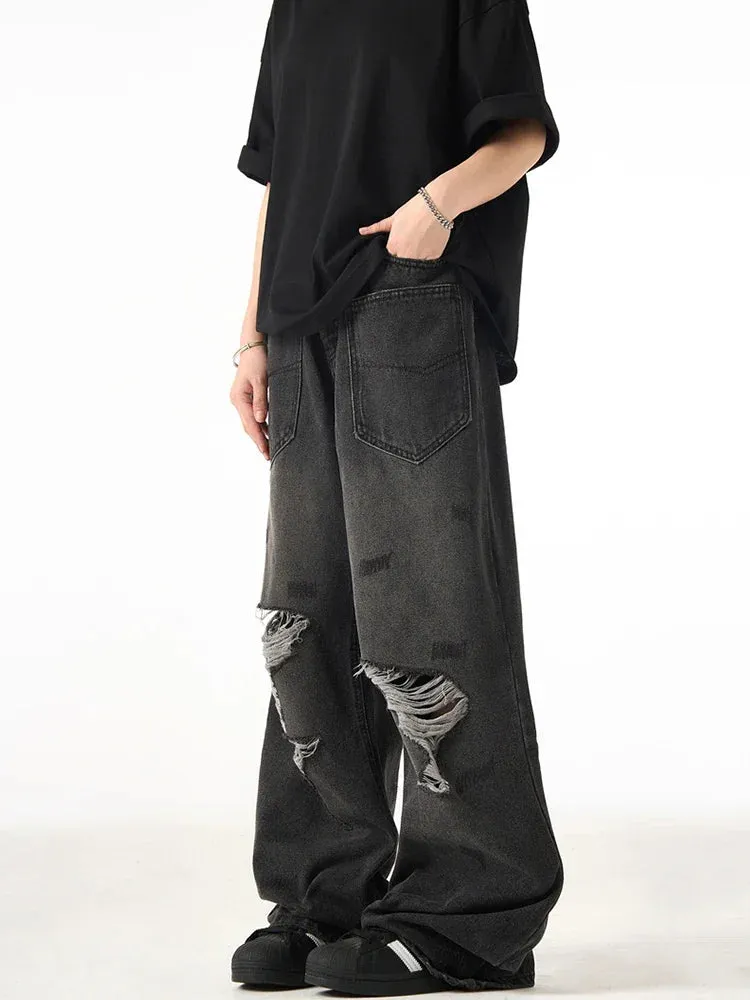 Distressed Baggy Jeans Men