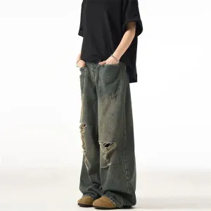 Distressed Baggy Jeans Men