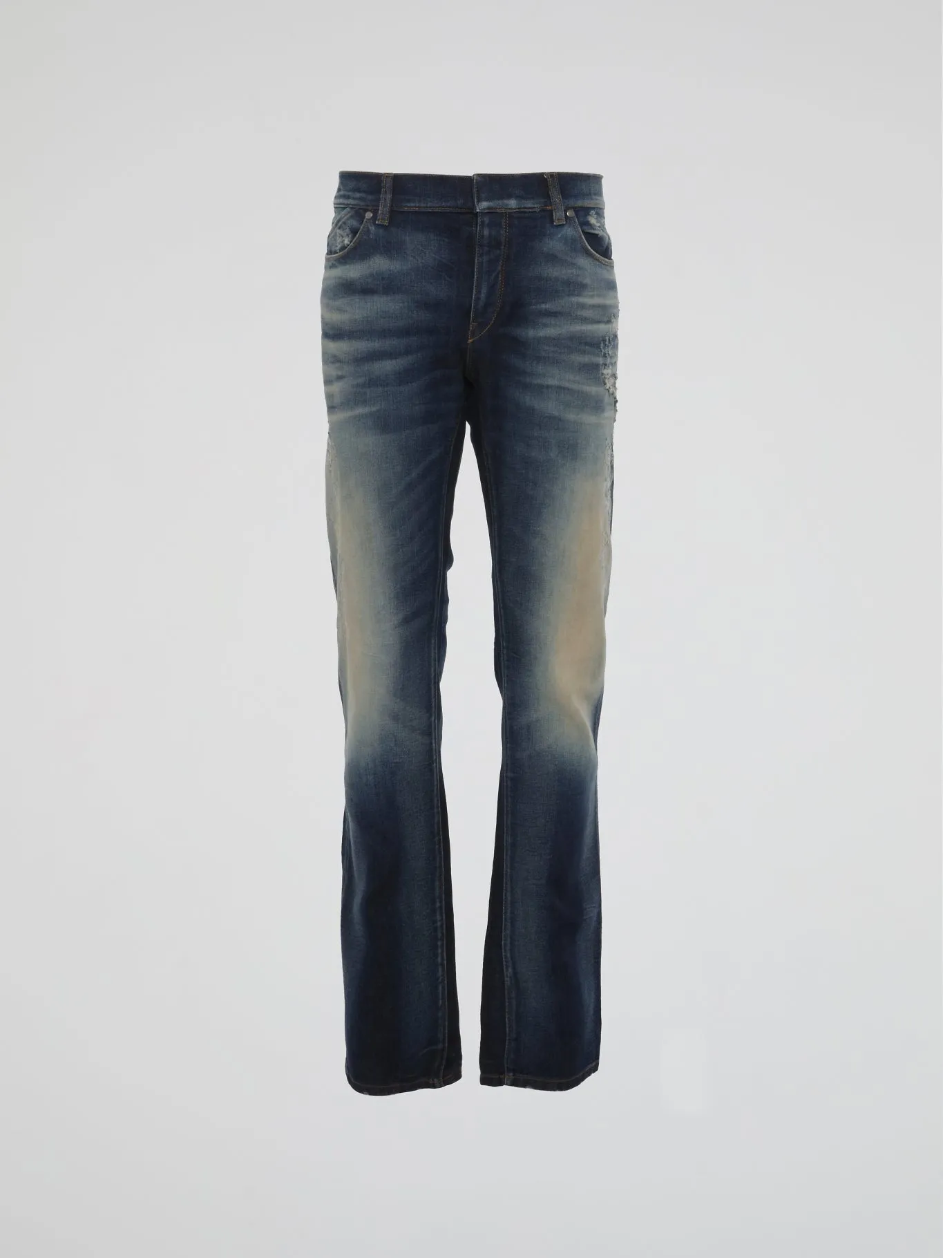 Distressed Denim Jeans