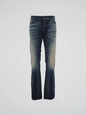 Distressed Denim Jeans