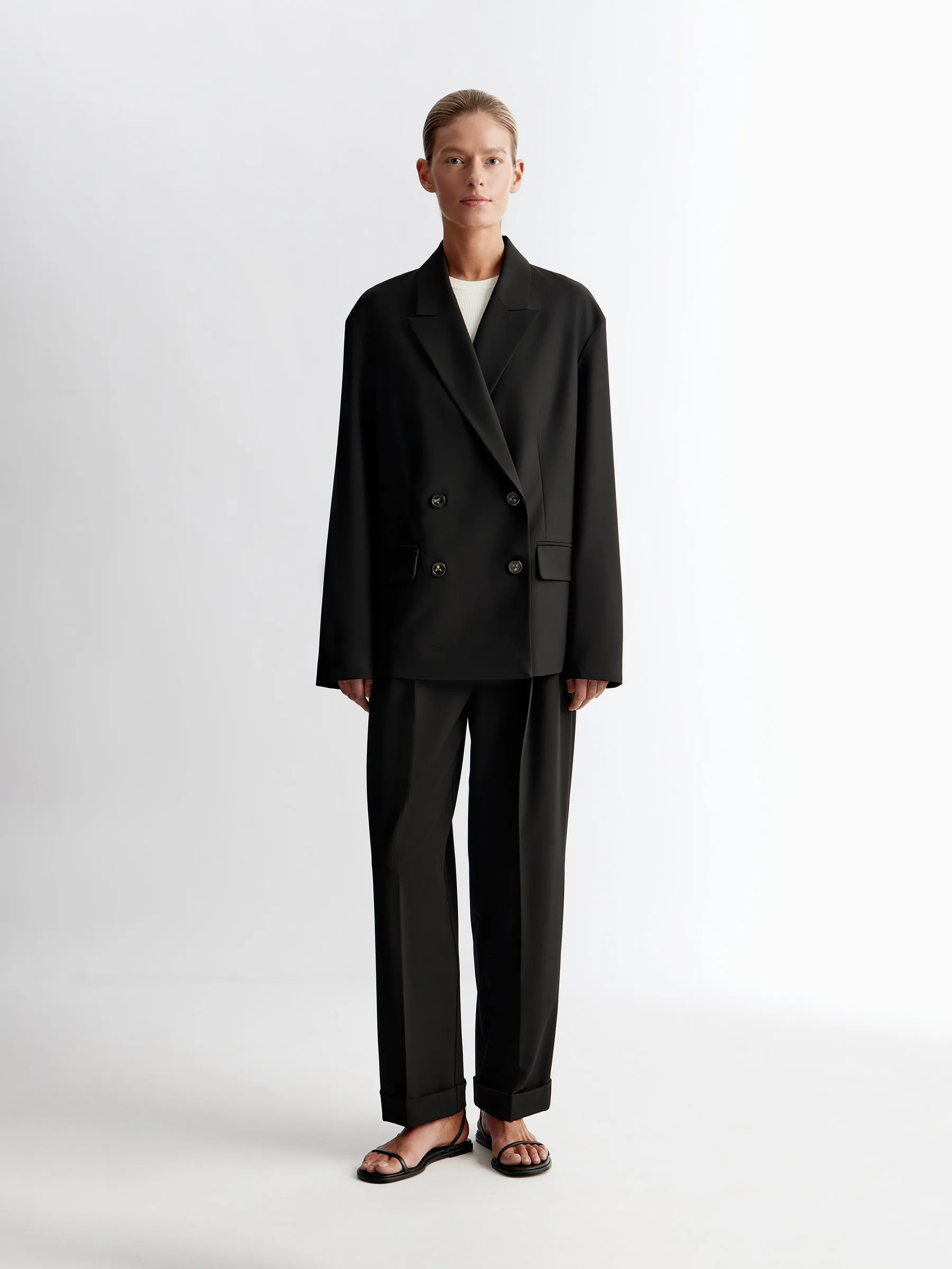 Double-breasted blazer