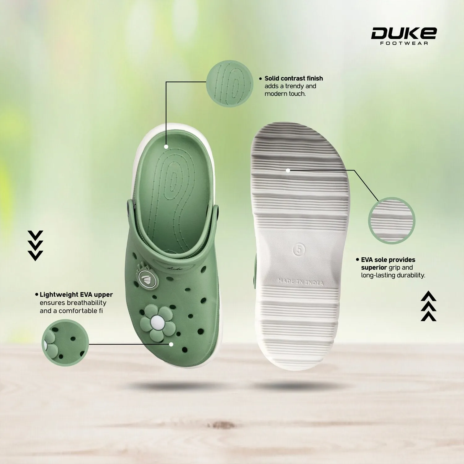 Duke Womens Breezo Clogs (XFW0355)