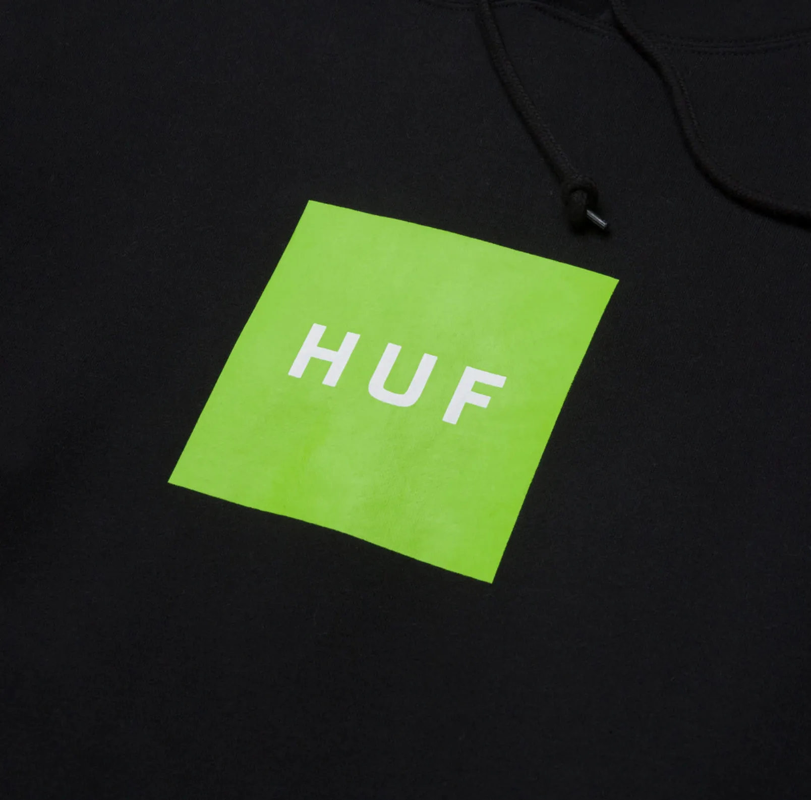 ESSENTIALS BOX LOGO HOODIE BLACK