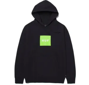 ESSENTIALS BOX LOGO HOODIE BLACK