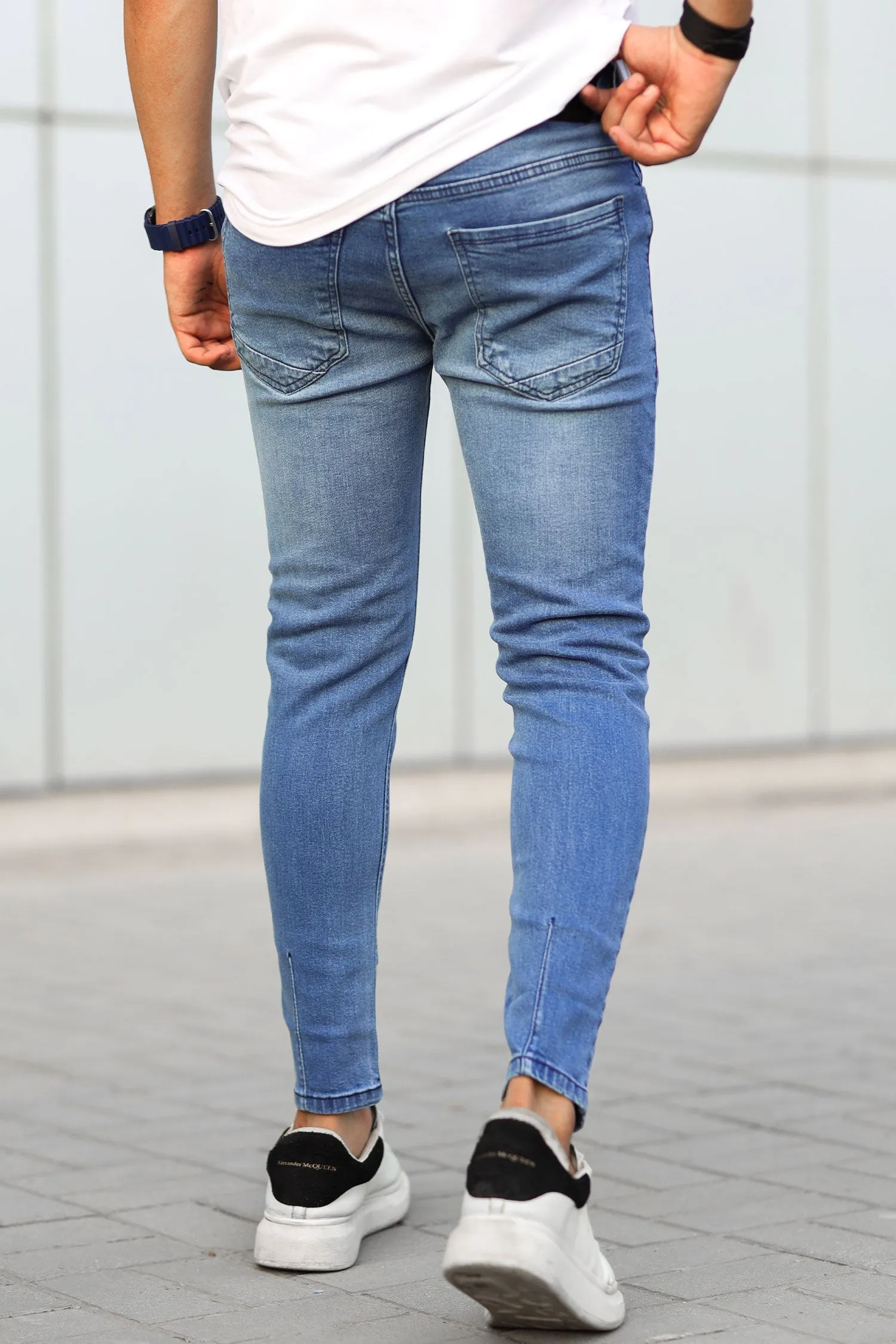 FADED BLUE | ANKLE FIT | DENIM JEANS