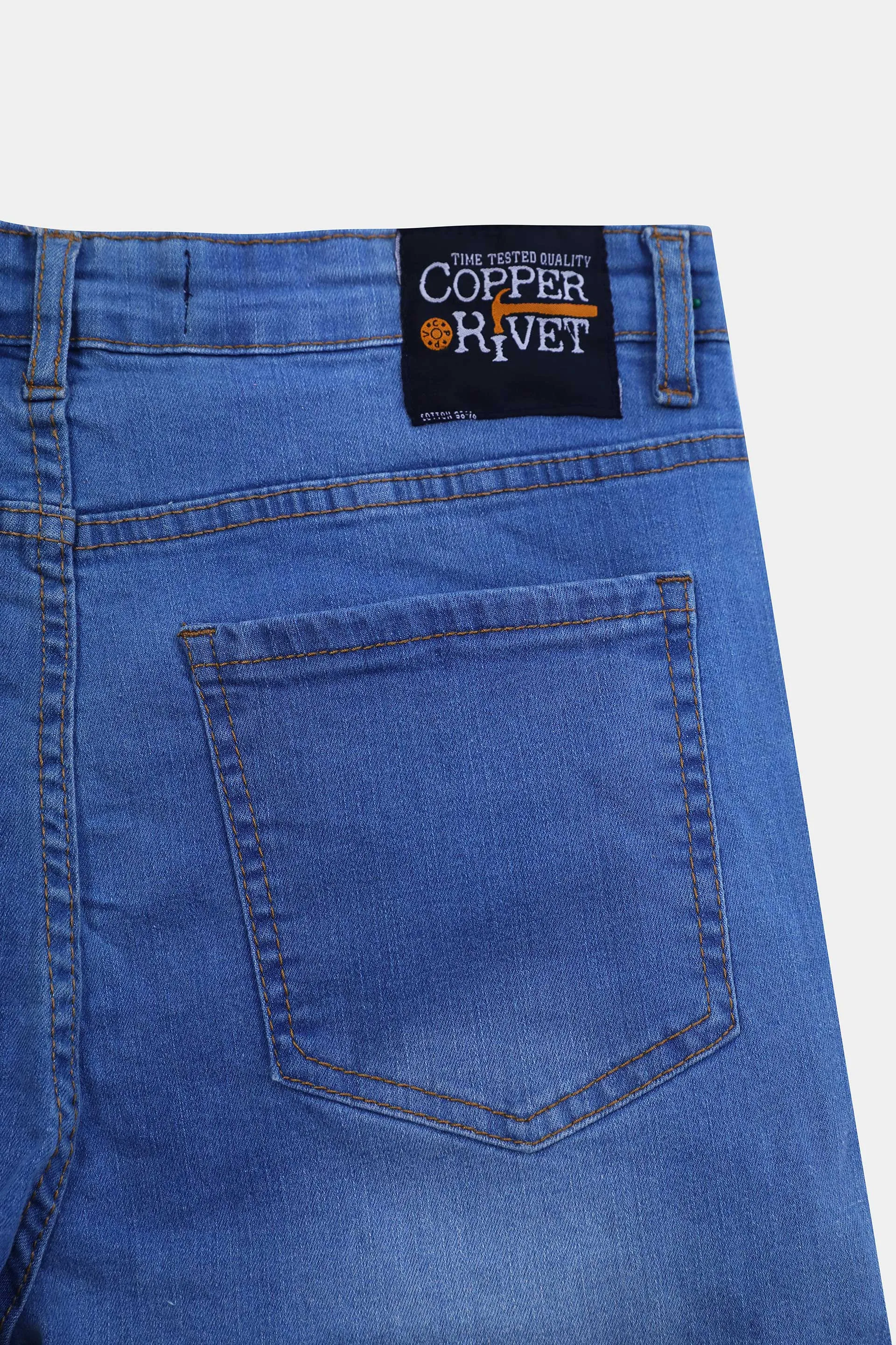 FADED BLUE | ANKLE FIT | DENIM JEANS