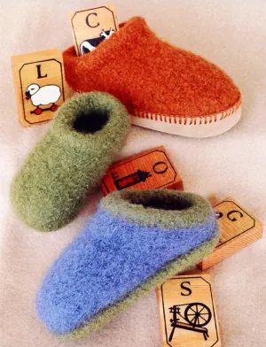 Fiber Trends CH38 Children's Felt Clogs