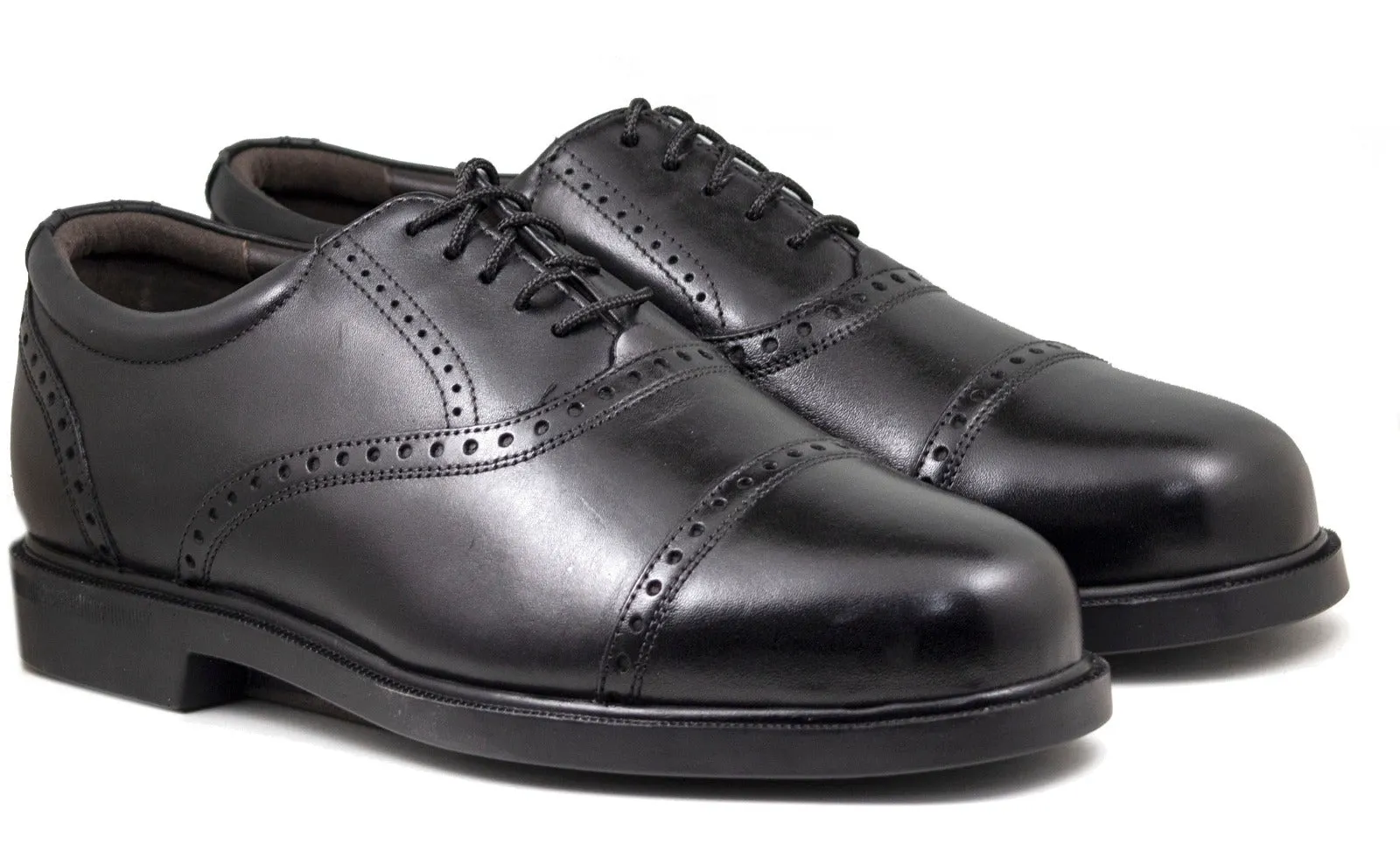 Florsheim Black Dress reubber Shoes Noval 17069
