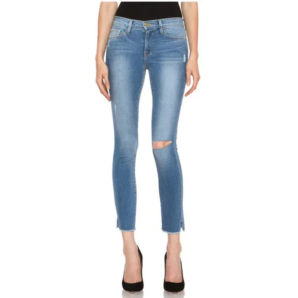 FRAME DENIM Le Skinny de Jeanne Crop 29