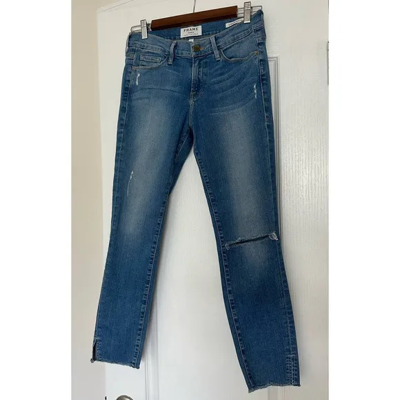 FRAME DENIM Le Skinny de Jeanne Crop 29