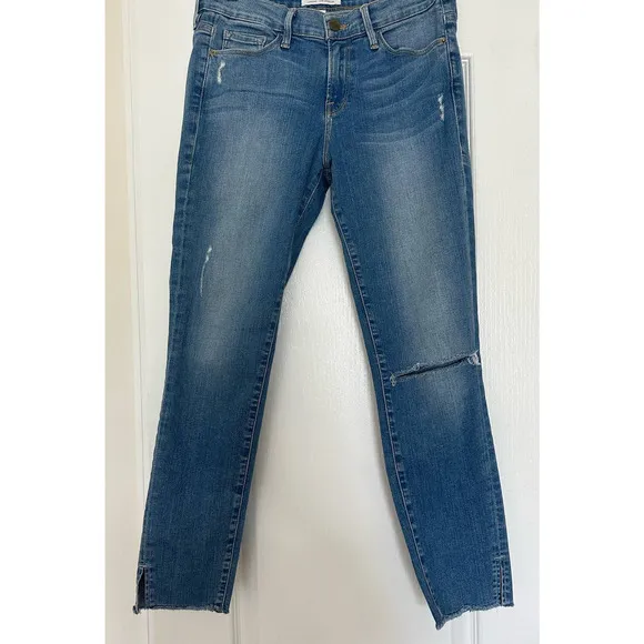 FRAME DENIM Le Skinny de Jeanne Crop 29