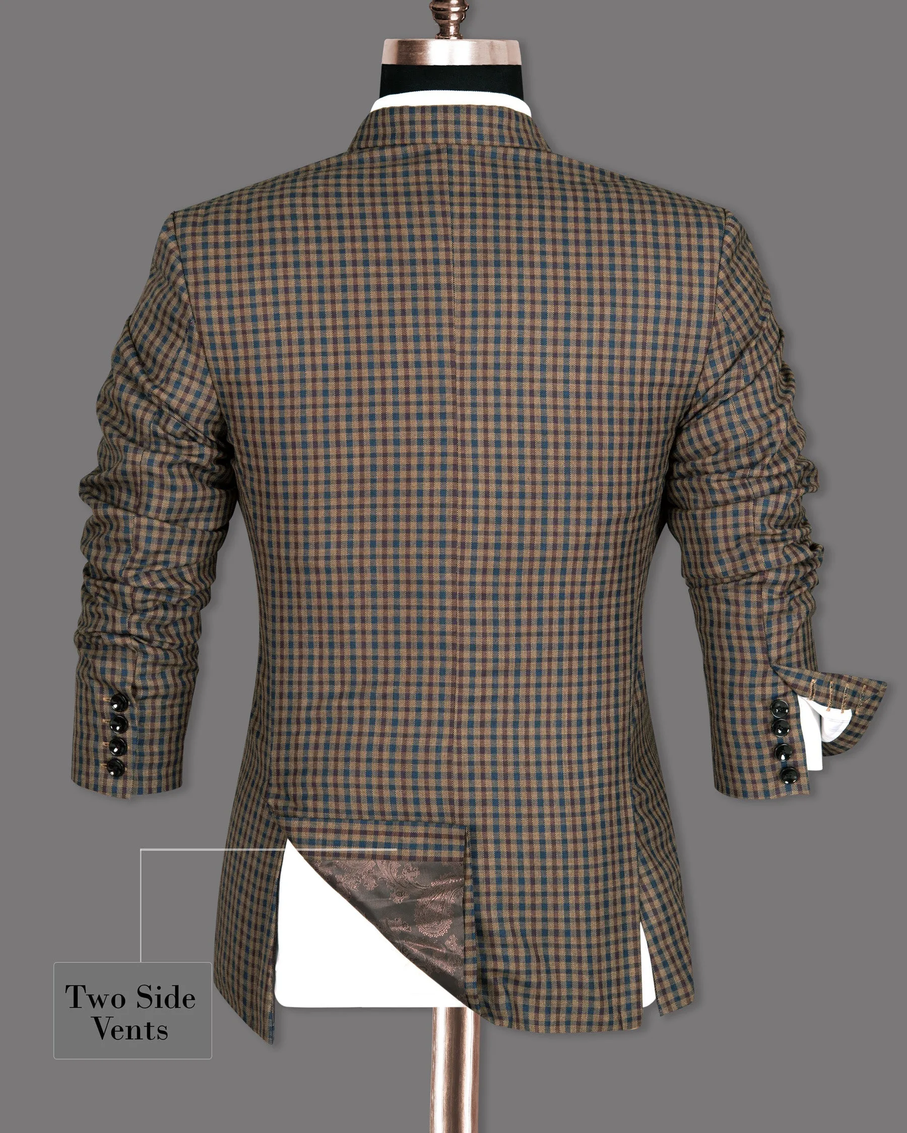Givry and Blumine Gingham Woolrich Blazer