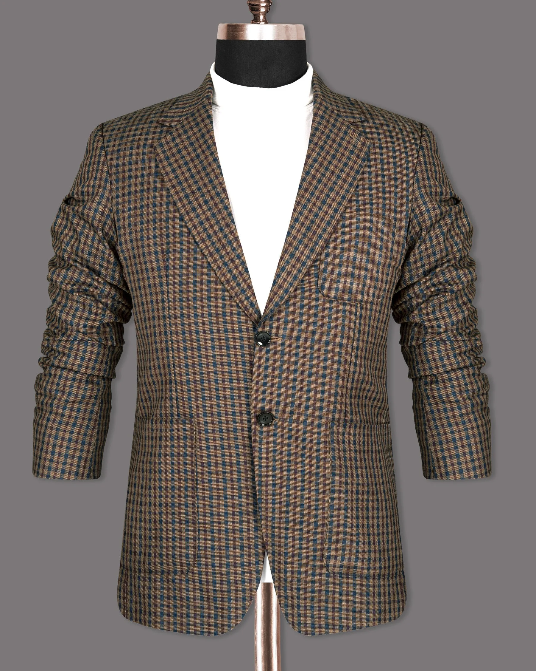 Givry and Blumine Gingham Woolrich Blazer