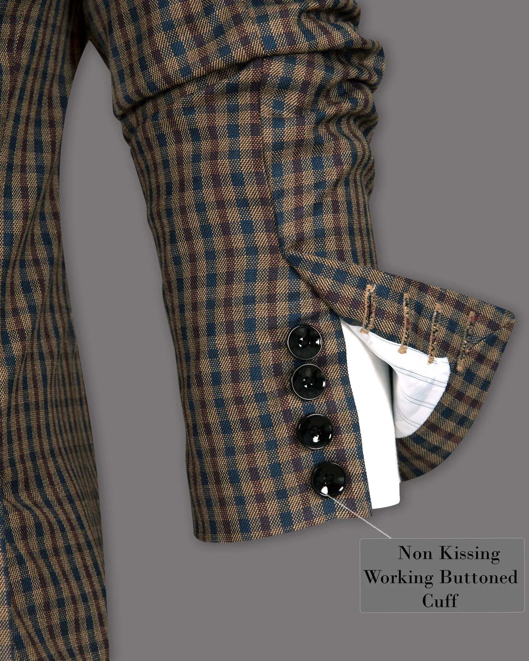 Givry and Blumine Gingham Woolrich Blazer