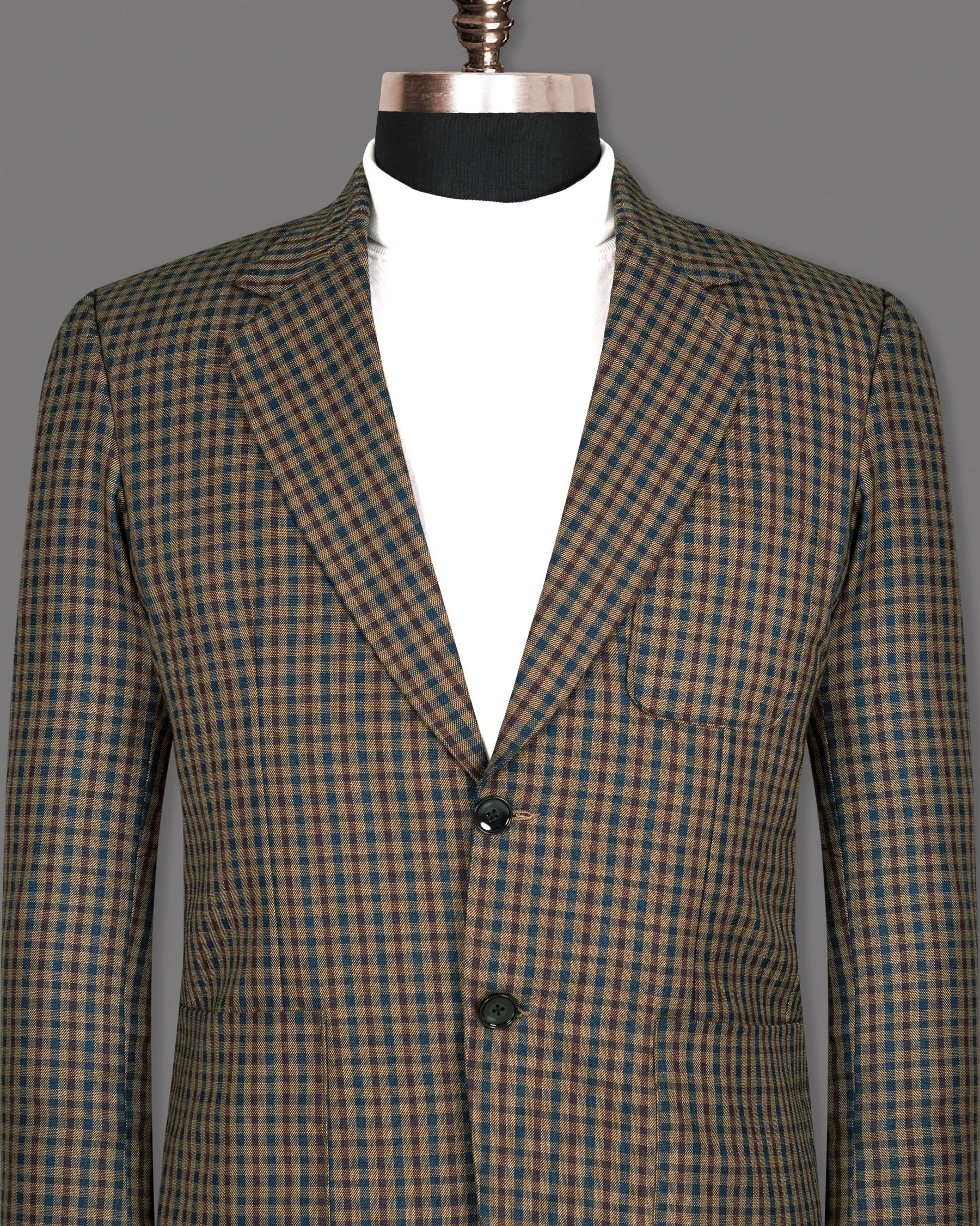 Givry and Blumine Gingham Woolrich Blazer