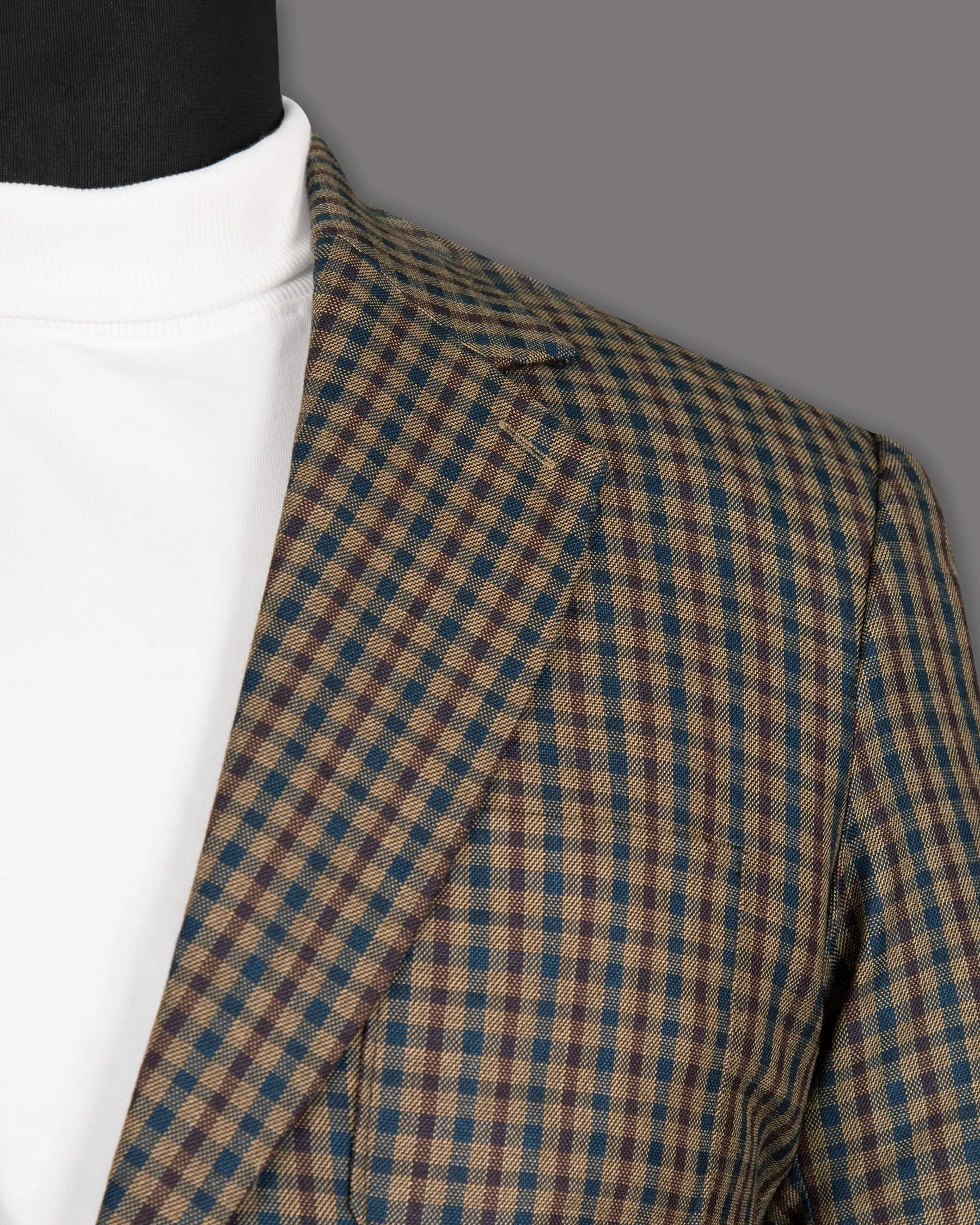 Givry and Blumine Gingham Woolrich Blazer