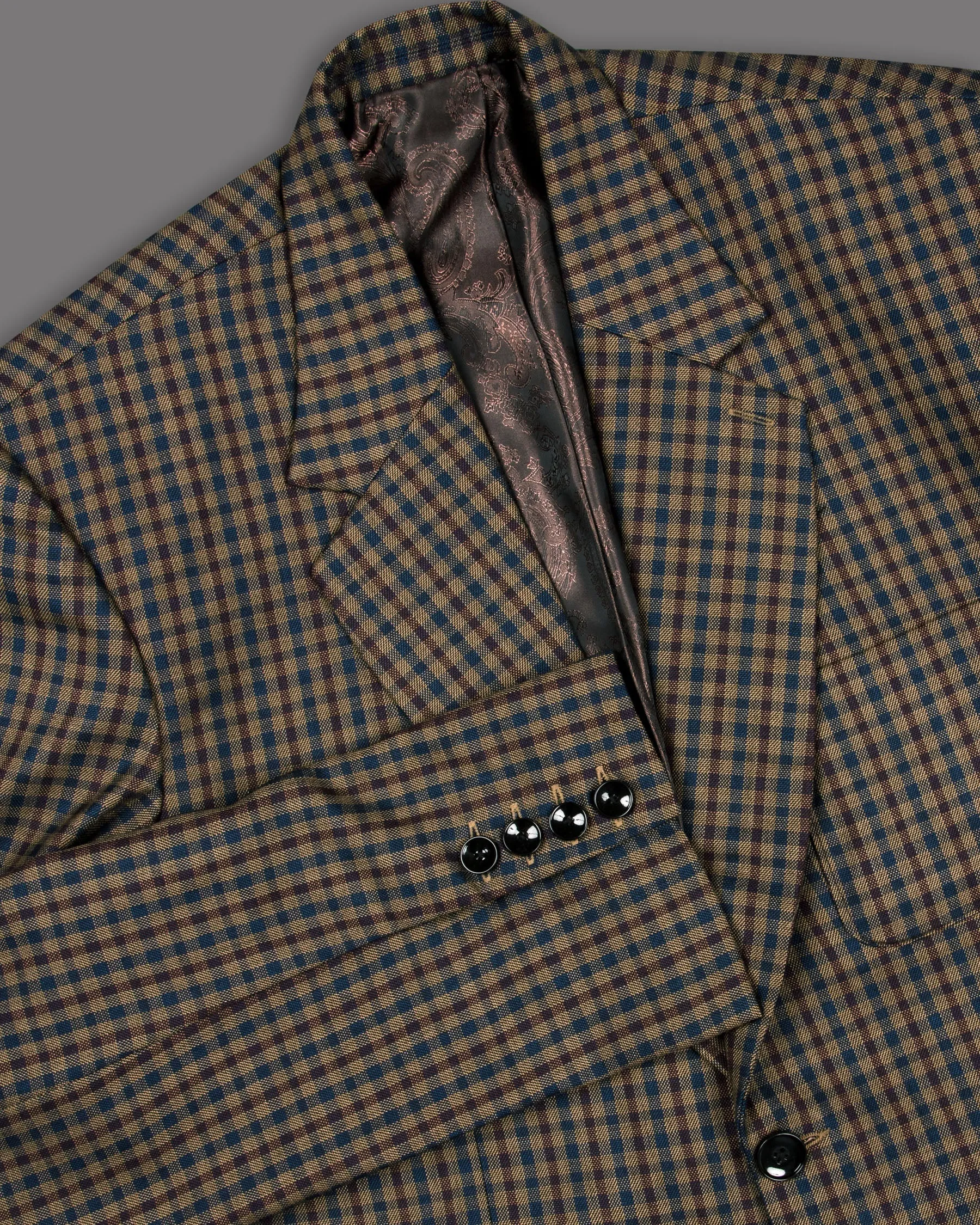 Givry and Blumine Gingham Woolrich Blazer