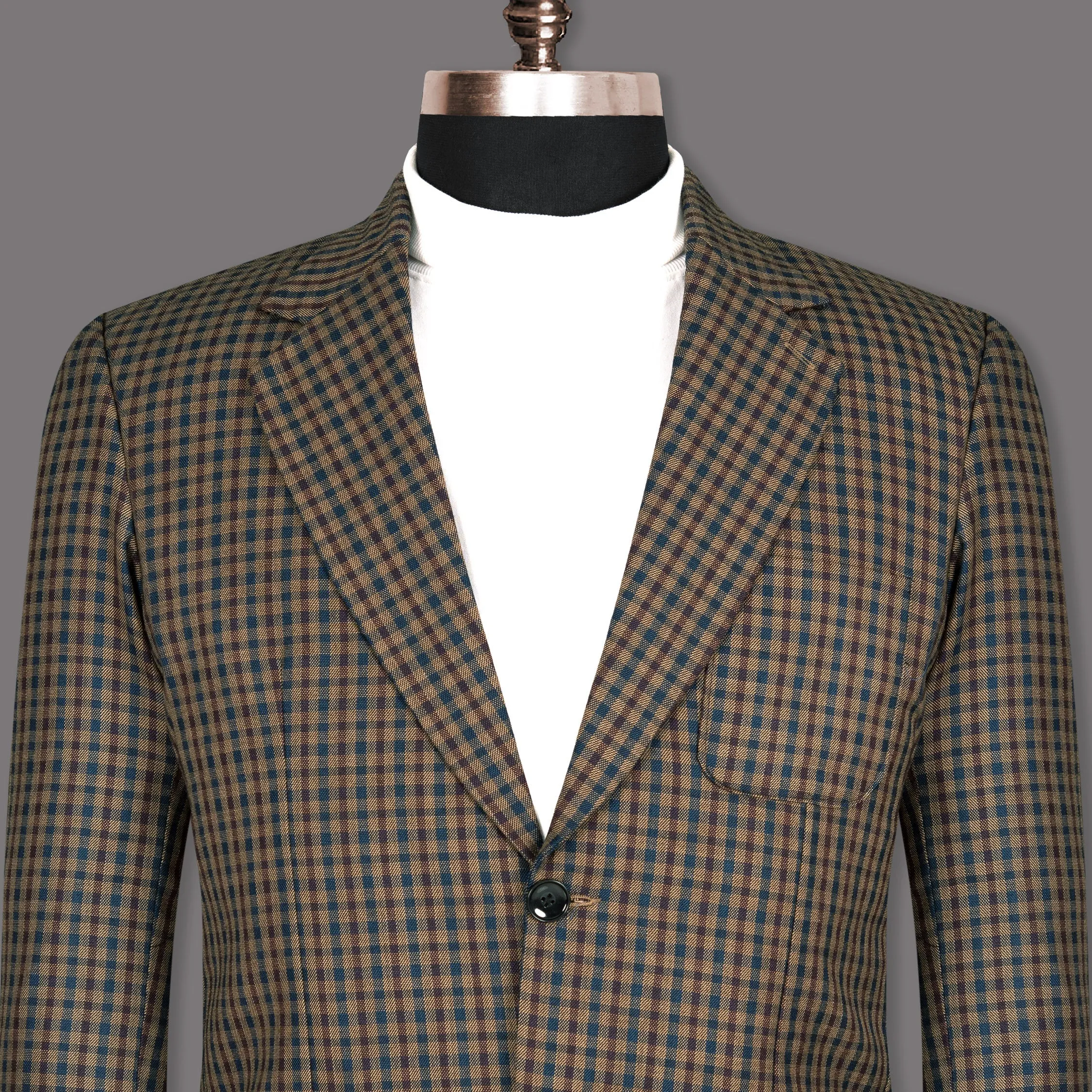 Givry and Blumine Gingham Woolrich Blazer