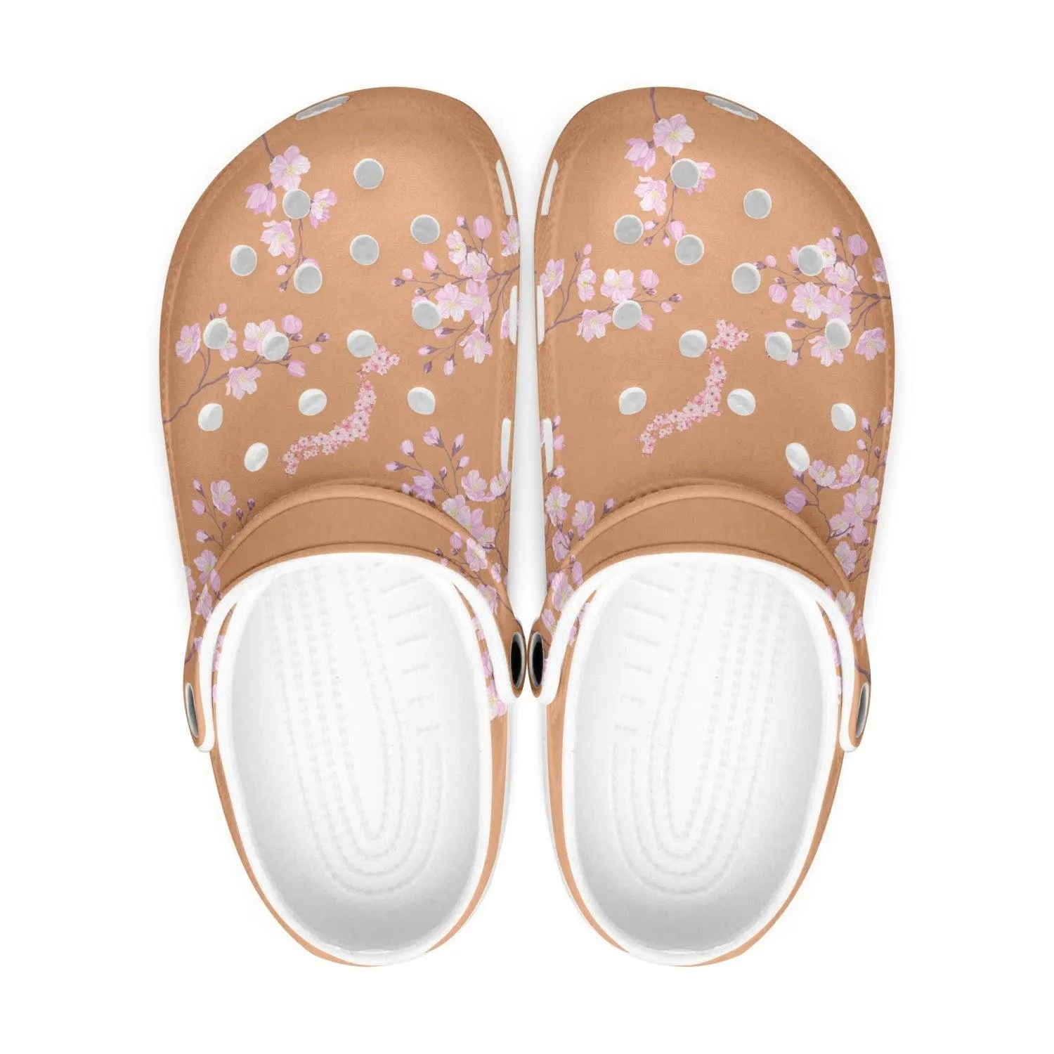 Golden Leaves & Sakura Clogs
