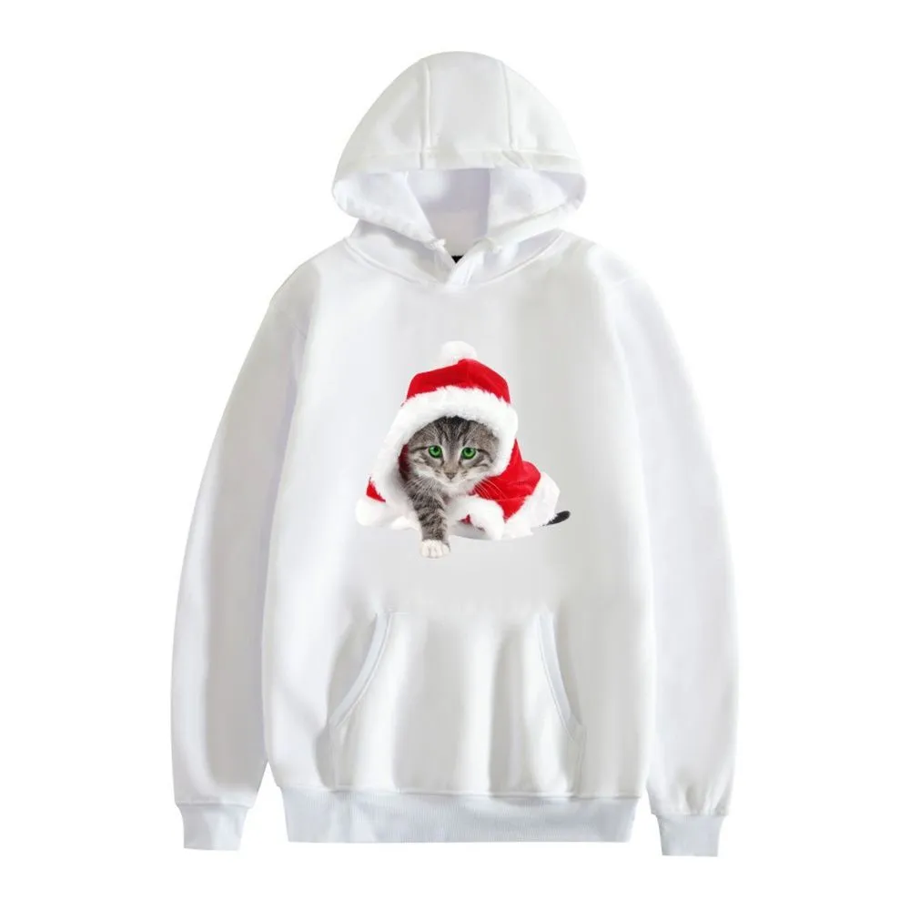 Graphic Hoodies Happy Santa Claus