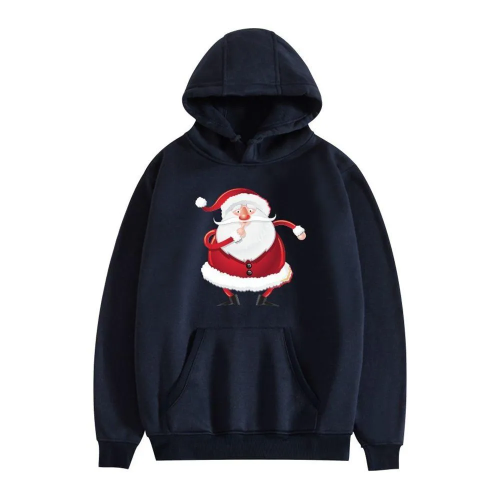 Graphic Hoodies Happy Santa Claus