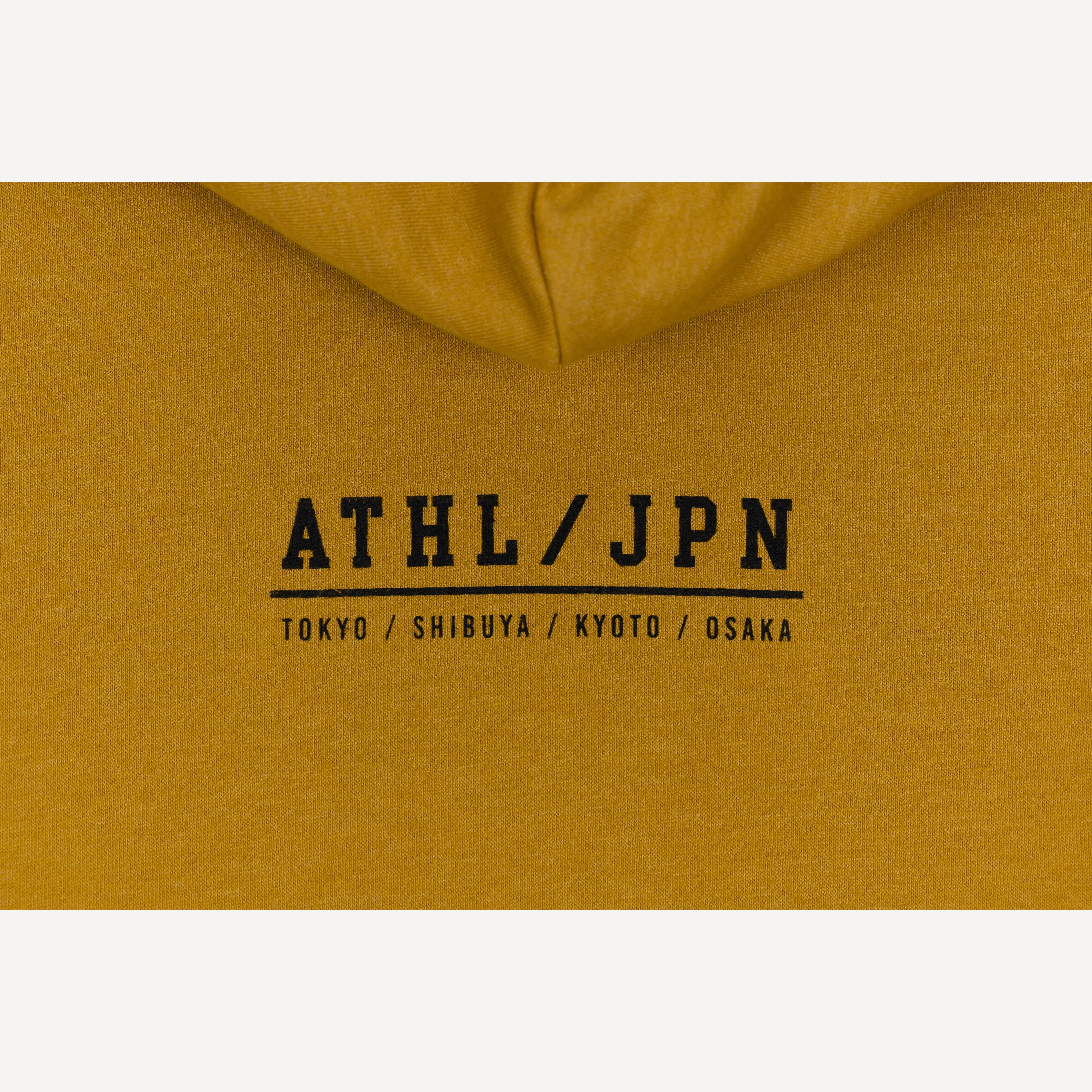 Graphic Wraparound Hoodie - Tawny Olive / Fearless