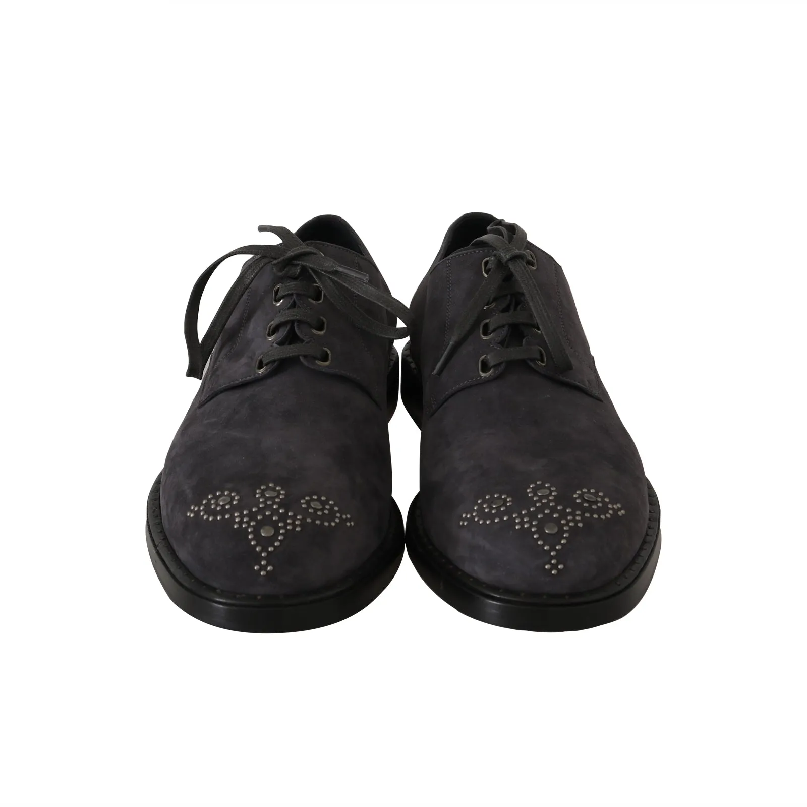 Gray Suede Derby Dress Formal Laceups Shoes