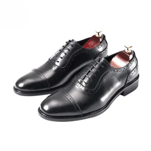Handmade Cow Leather Brogue Shoes for Men