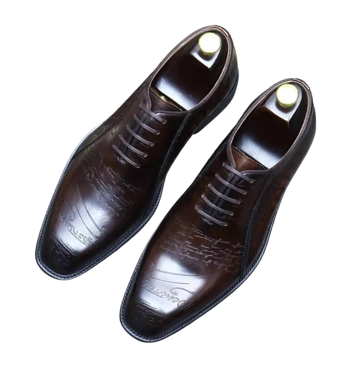 Handmade Leather Vintage Brogue Dress Shoes
