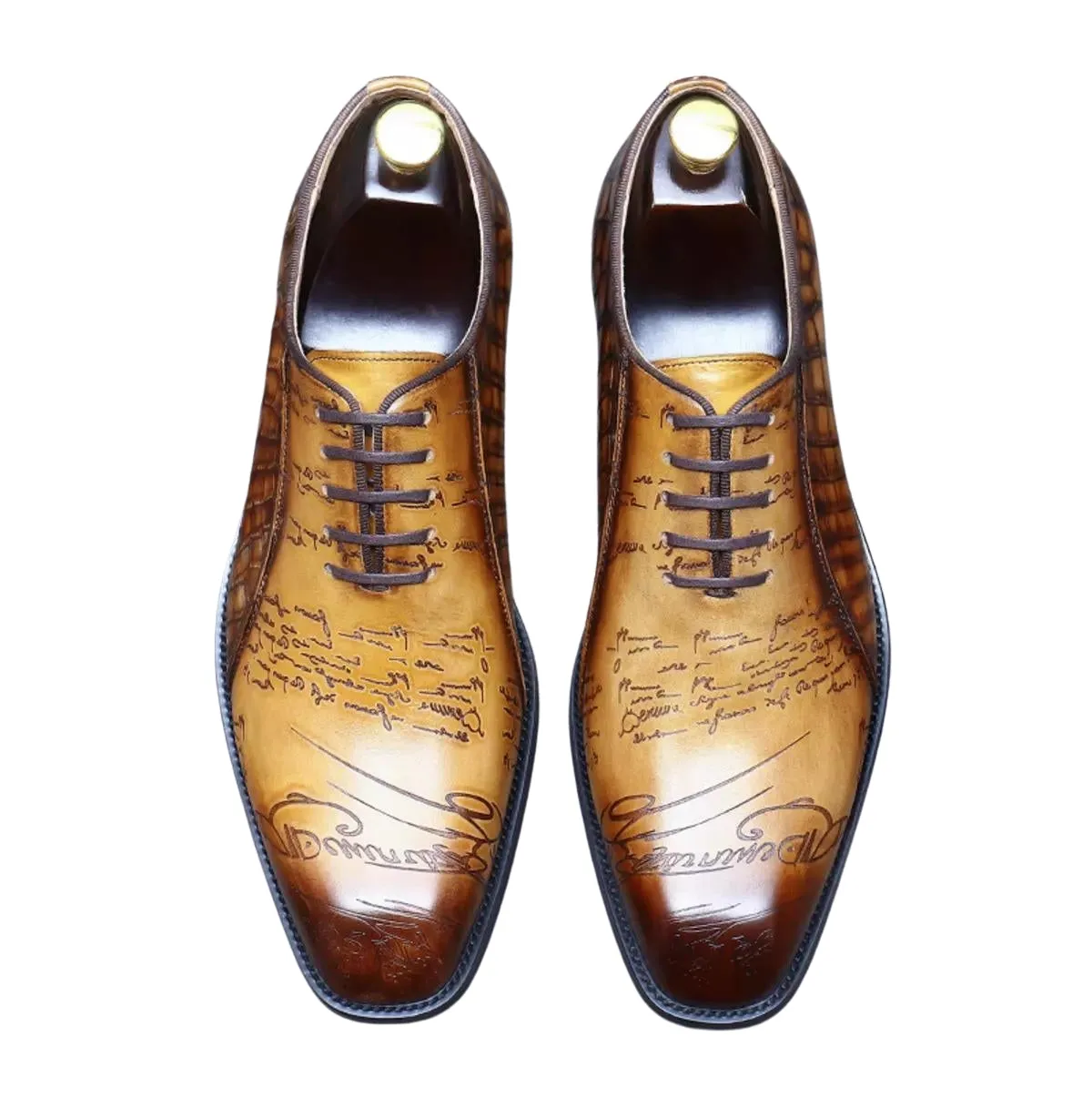 Handmade Leather Vintage Brogue Dress Shoes