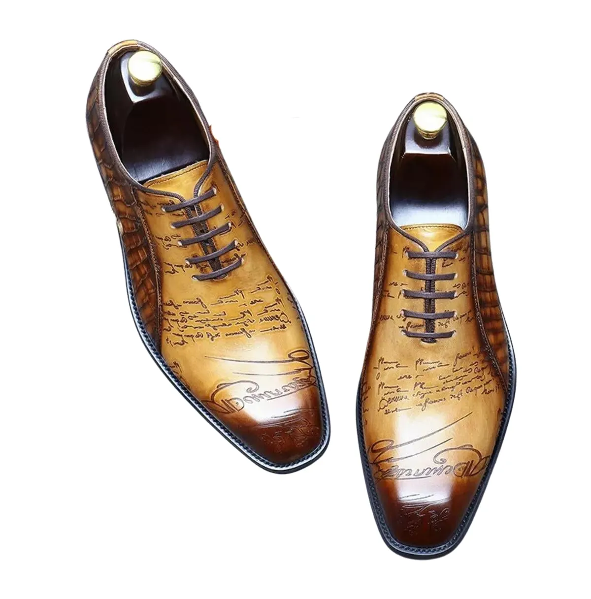 Handmade Leather Vintage Brogue Dress Shoes