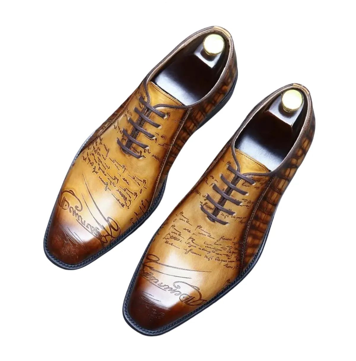 Handmade Leather Vintage Brogue Dress Shoes