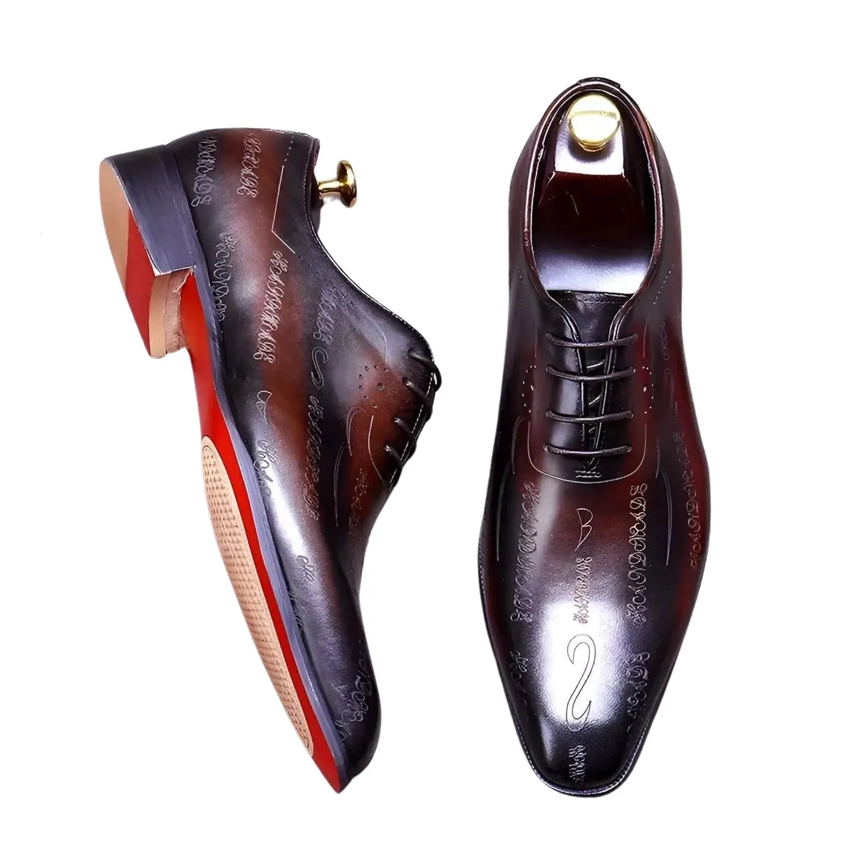 Handmade Leather Vintage Brogue Dress Shoes