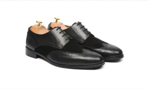 Handmade Wingtip Brogue Dress Shoes for Men