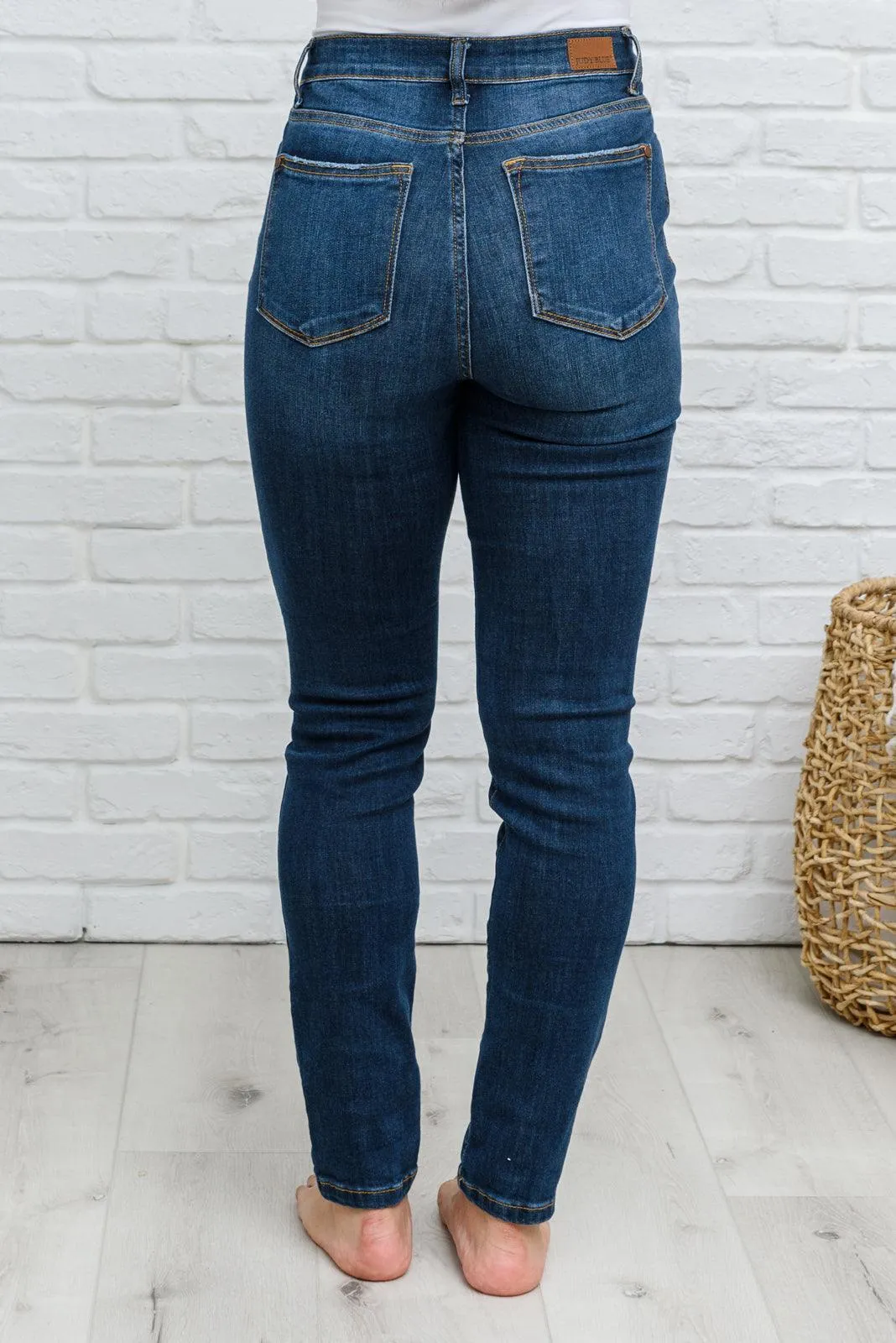 Hazel Blues® | Reba Hi-Rise Clean Relaxed Fit Jeans