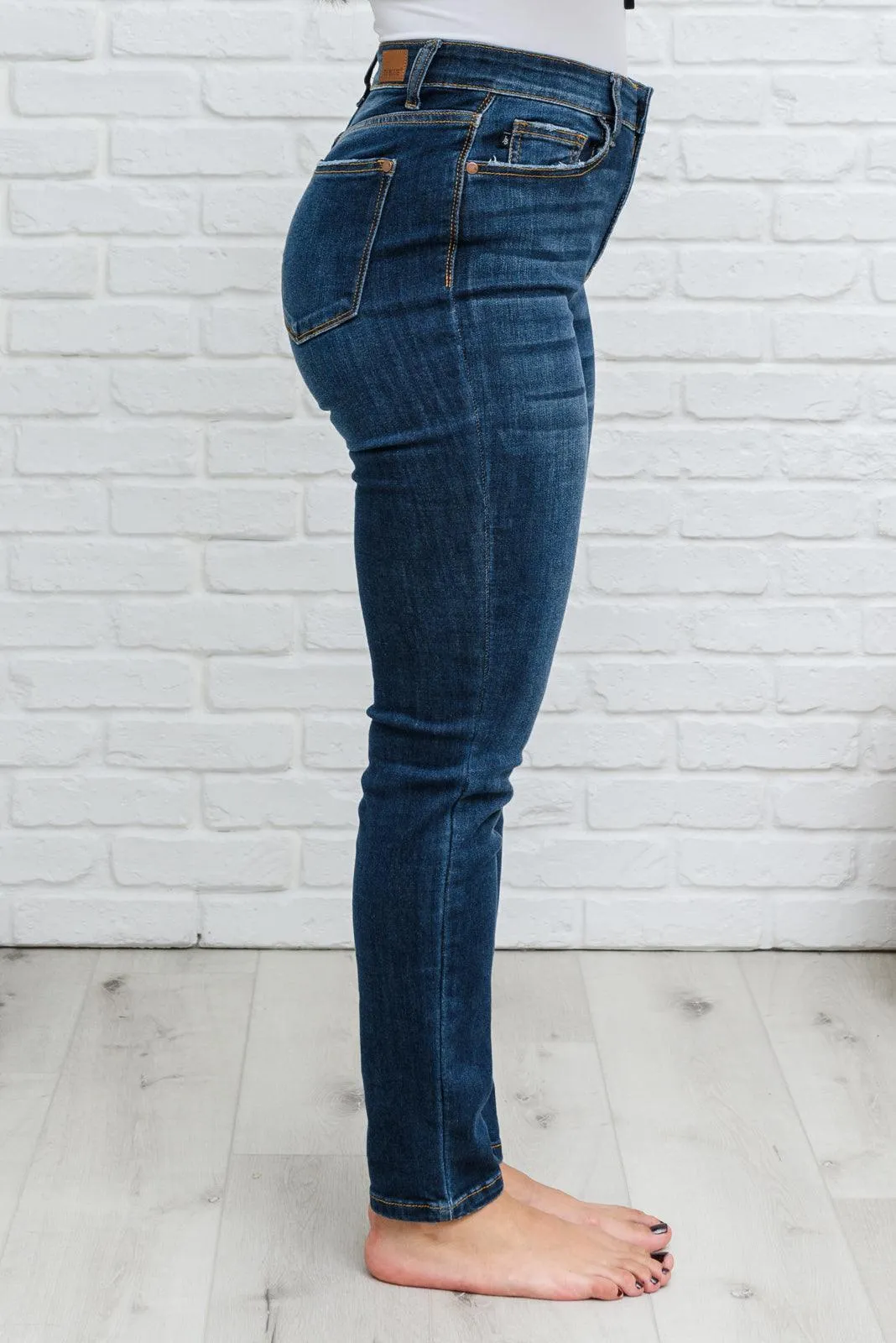 Hazel Blues® | Reba Hi-Rise Clean Relaxed Fit Jeans