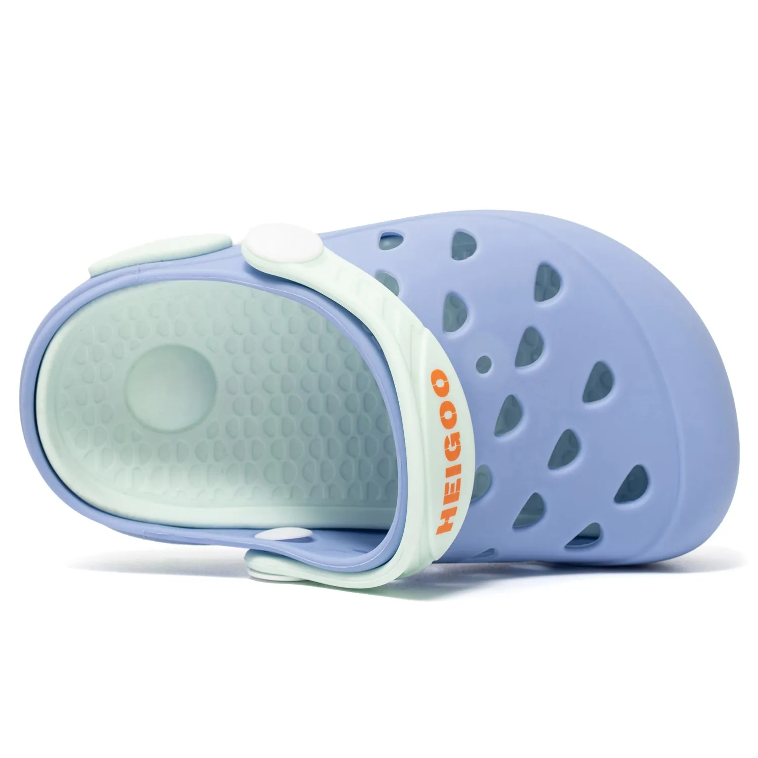 HEIGOO Kids Silicone Clogs – Non-Slip, Safe, Soft & Comfy – Blue
