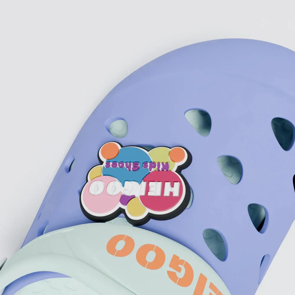 HEIGOO Kids Silicone Clogs – Non-Slip, Safe, Soft & Comfy – Blue