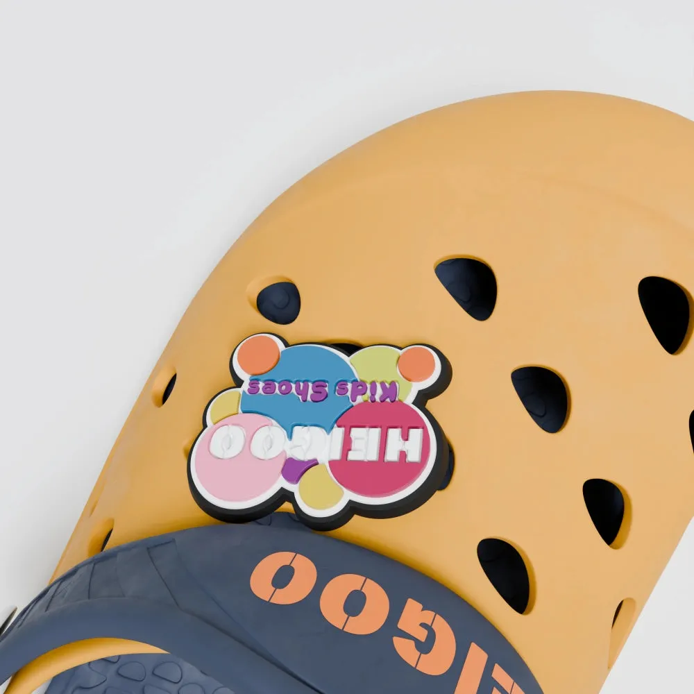 HEIGOO Kids Silicone Clogs – Non-Slip, Safe, Soft & Comfy – Yellow