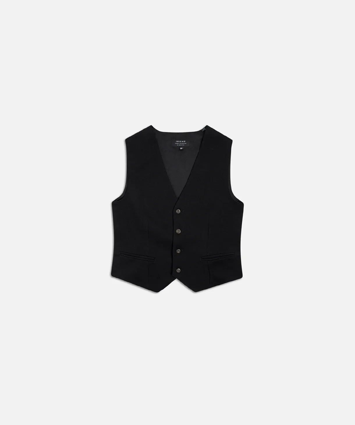 Henlow Tailored Vest - Black