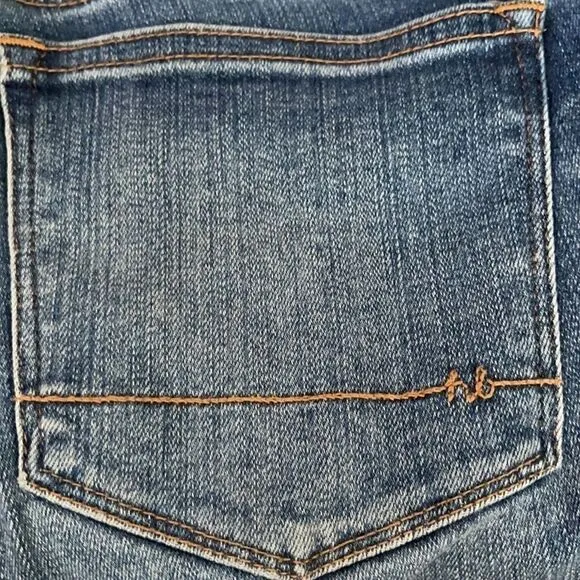 Henry &amp; Belle Cropped Skinny Distressed Jeans 25