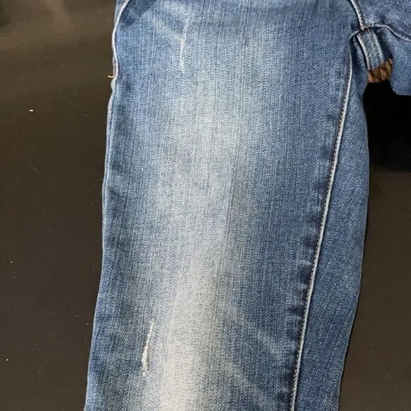 Henry &amp; Belle Cropped Skinny Distressed Jeans 25