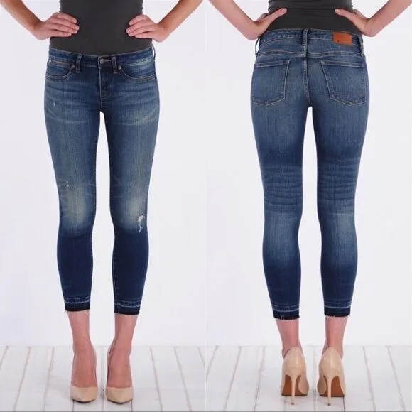 Henry &amp; Belle Cropped Skinny Distressed Jeans 25