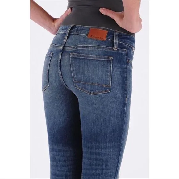 Henry &amp; Belle Cropped Skinny Distressed Jeans 25