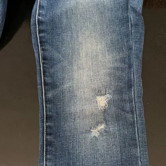 Henry &amp; Belle Cropped Skinny Distressed Jeans 25