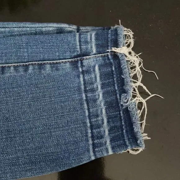 Henry &amp; Belle Cropped Skinny Distressed Jeans 25
