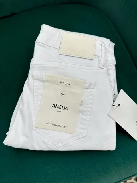 Hidden Amelia White Skinny Jean